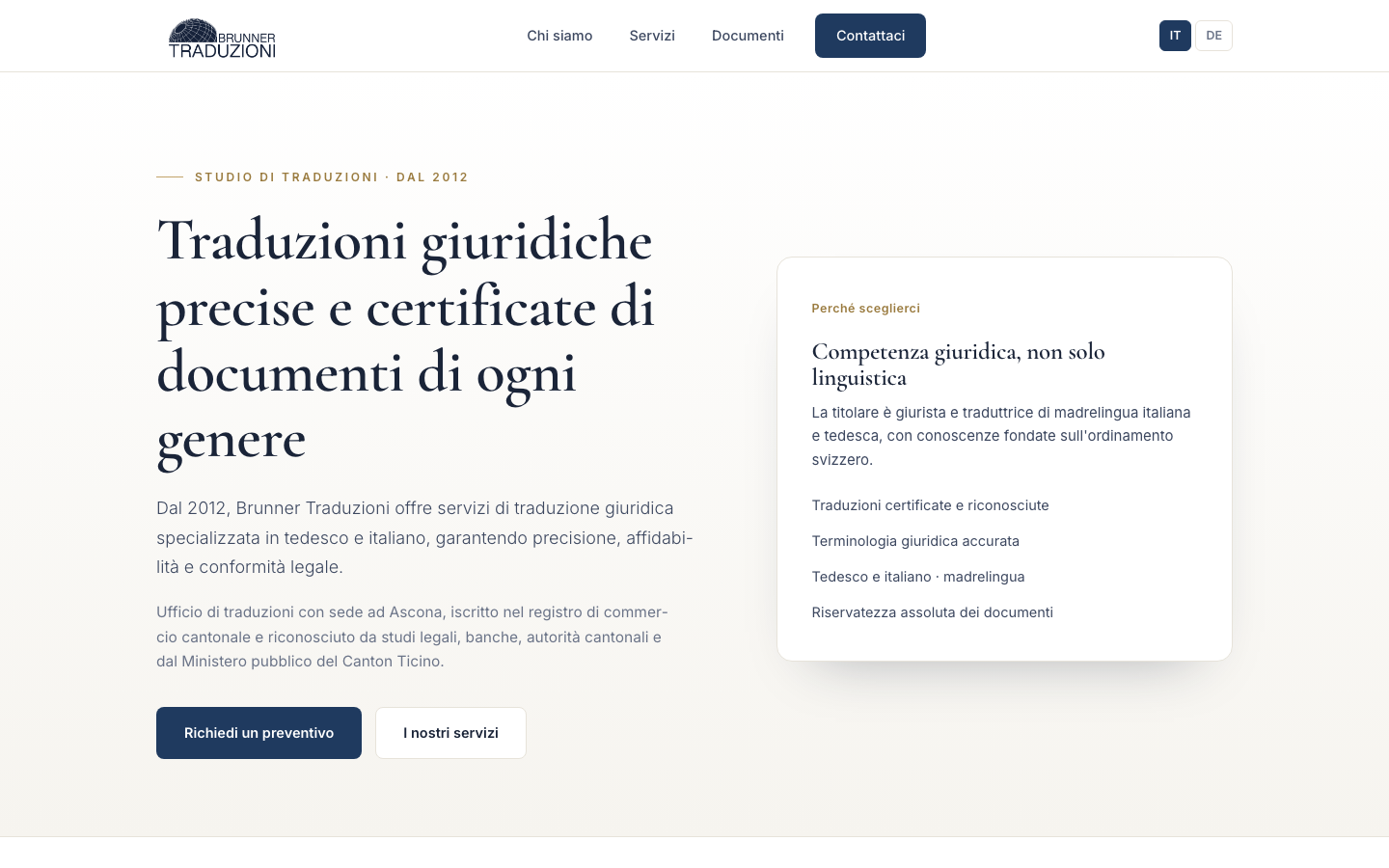 Brunner Traduzioni